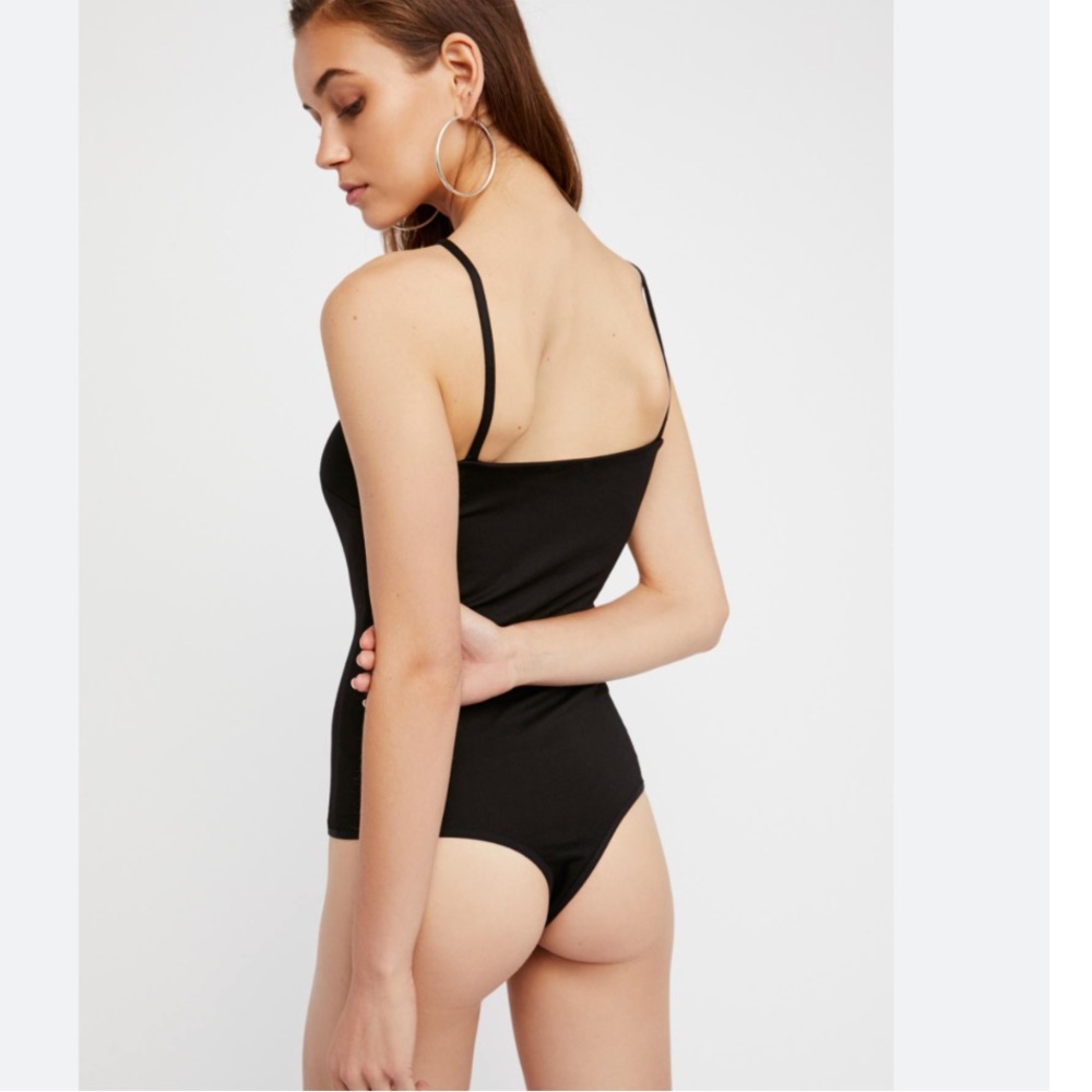 FREE PEOPLE Spaghetti Strap Bodysuit. - Picture 2 of 9